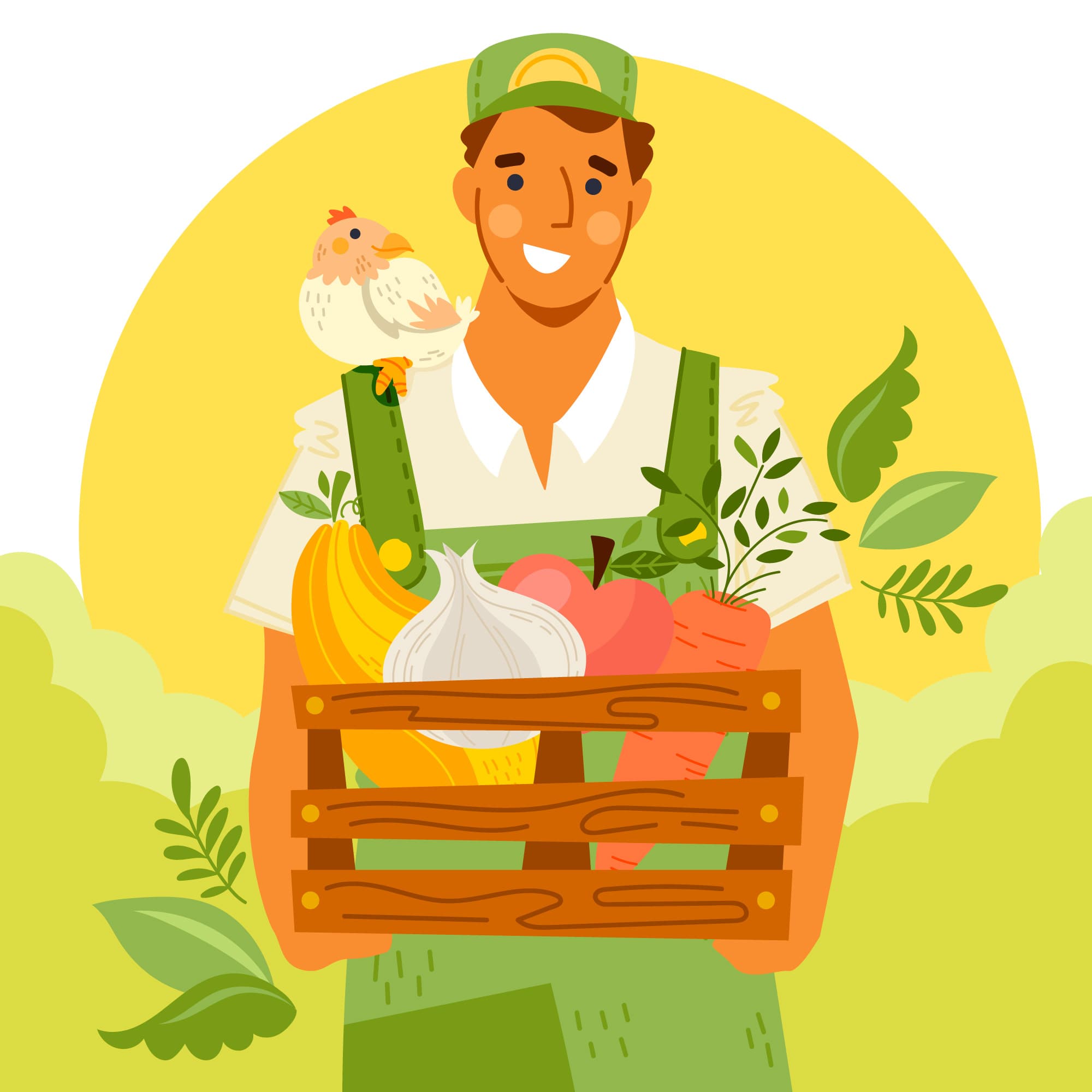 Farmer Illustration